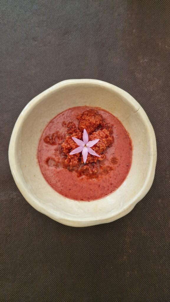 Gazpacho de cereza